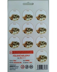 Samolepka na viečka HUBY 10 ks