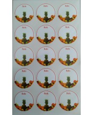 Samolepka na viečka na zaváraniny OVOCIE 60 ks KLC