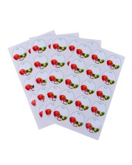 Samolepka na viečka na zaváraniny ZELENINA 60 ks KLC