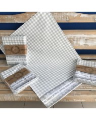 Utierka kuchynská bavlnená tkaná SWEET HOME 3ks, 50x70cm, 270 g/m2