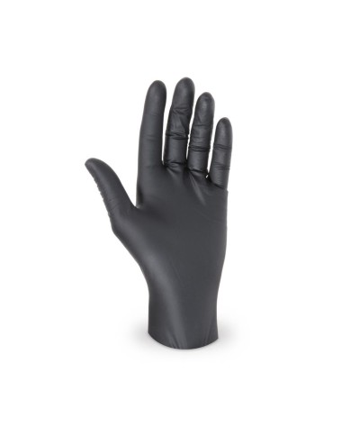 Rukavice jednorazové (Nitril) nepúdrované čierne L (100ks) KLC