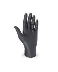 Rukavice jednorazové (Nitril) nepúdrované čierne L (100ks) KLC