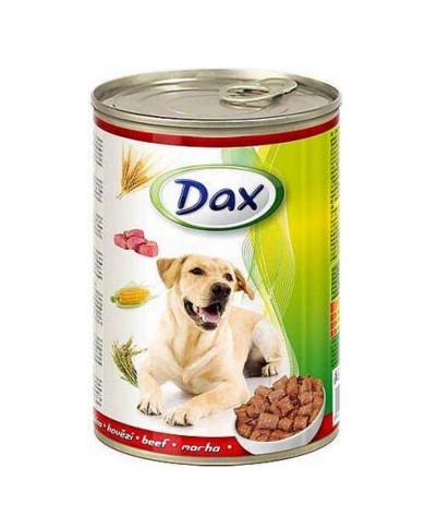 Konzerva/krmivo pre psov DAX hovädzie 1,24kg