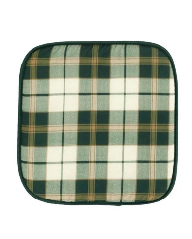 Poduška sedák 42x40x2 cm zelená KARO BASIC DOPPLER