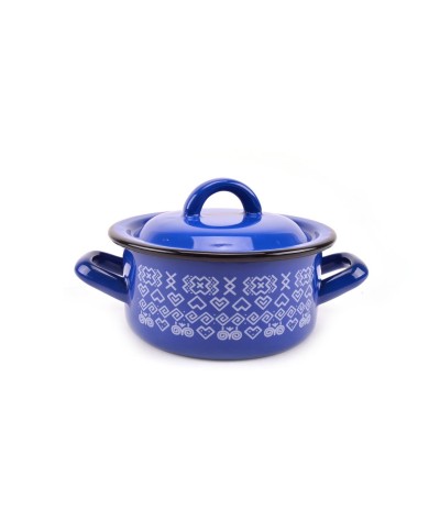 Kastról smal + pokr. 14cm/1,0L dekor Čičmany KLC