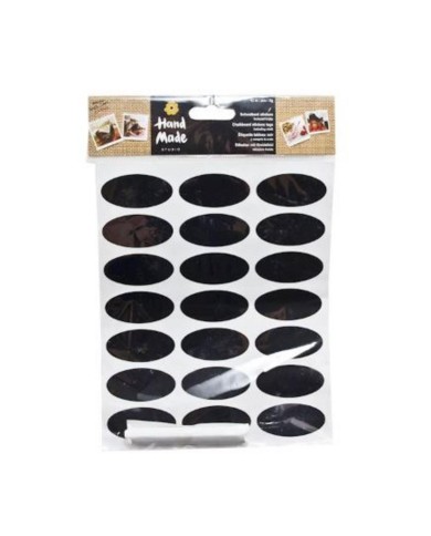 Samolepka na koreničky/zaváraniny bez názvu, 42 ks, s kriedou