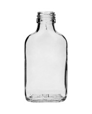 Fľaša na alkohol sklo 100 ml uzáver na závit 10ks/bal KLC