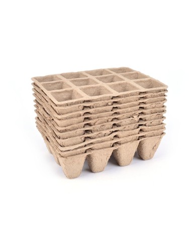 Kvetináč rašelinový SADBOVAČ na 12 rastlín sada 10ks 15,5x11,5x5cm