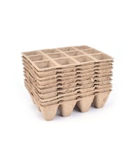 Kvetináč rašelinový SADBOVAČ na 12 rastlín sada 10ks 15,5x11,5x5cm