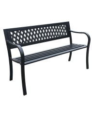 Lavica záhradná IVANA kovová antracit KLC