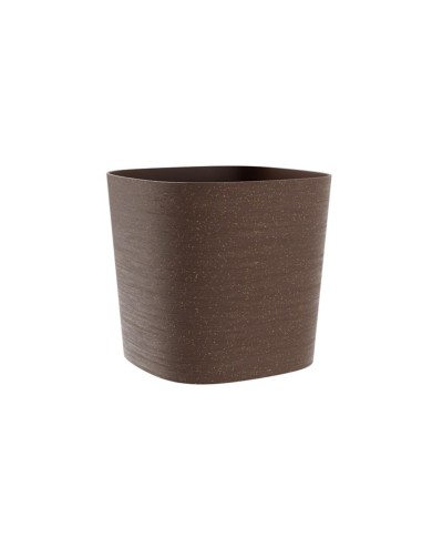 Kvetináč UH 190x190 mm CAPRI ECO wood medený výška 170 mm