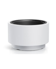 Kvetináč UH o395 mm HEOS biely výška 240 mm s vložkou