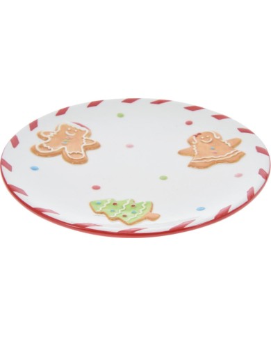 Tanier dezertný vianočný 22 cm dolomit