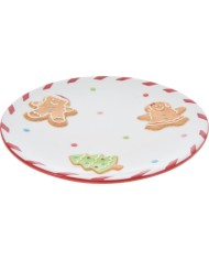 Tanier dezertný vianočný 22 cm dolomit