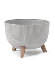 Kvetináč UH o240 mm ROMA JUMPER taupe sivohnedý