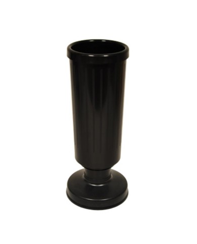 Vaza na hrob 30cm cierna so zatazou KLC