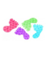 Podložka protišmyková stopa sada 4 ks mix