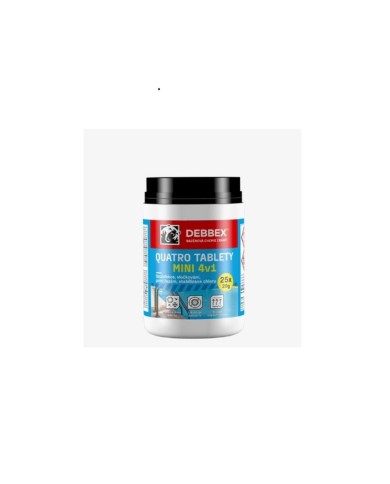 Tablety do bazéna Quatro MINI 4v1, dezinfekcia, proti riasam, 500g