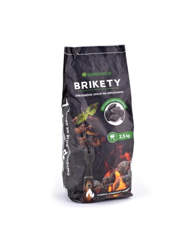 Brikety grilovacie 2,5 kg GARDENKUS