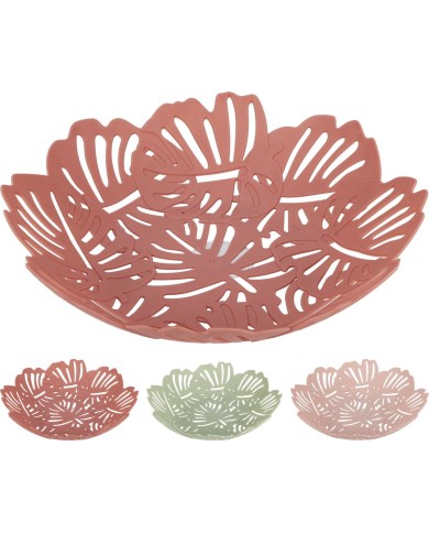 Košík na ovocie 27cm, farebný plast