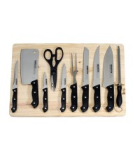 Nož kuchynský s doskou na krájanie, 11sada TOMATO KLC