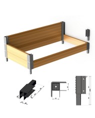 Konzola pre vyvýšený záhon rohovník 4ks v bal. GARDENKUS