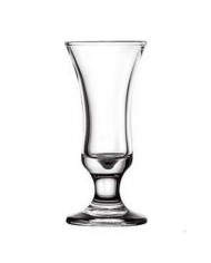 Pohár 28ml štamprlík 6ks VILLA na stopke čiry KLC