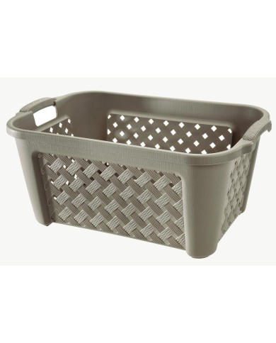 Kôš na čisté prádlo UH 35l moka "Arianna" TONTARELLI