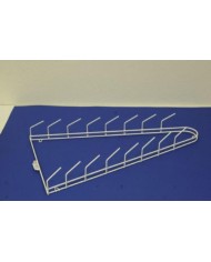 Držiak na pokrievky 8 stupňový drôtený biely