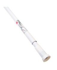 Tyč rozperná 140-260cm biela na kúpeľňový záves KLC