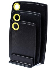 Doska na krájanie UH 24x16, 30x20, 35x24 cm sada 3 ks + stojan