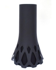 Váza na hrob ROSETA 1L so záťažou antracit KLC