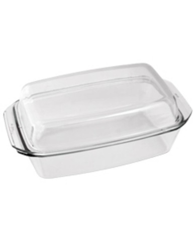 Misa/pekáč hranatý sklenený 3,2 l s vekom 2,2 l KLC