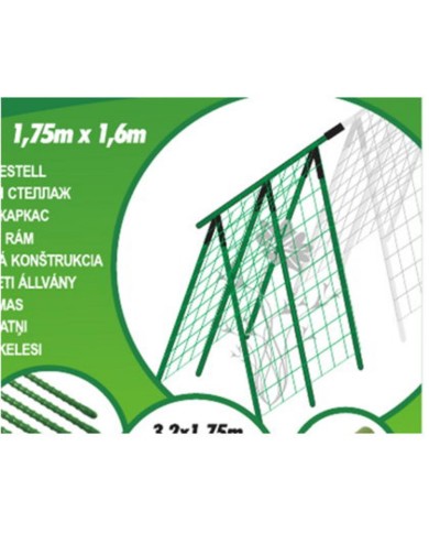 Sieť na podporu rastu uhorky s konštrukciou 1,7mx1,6m KLC
