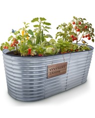 Záhon Strend Pro Garden, vyvýšený, pozinkovaný, 100x200x78 cm