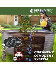 Záhon Strend Pro Garden, vyvýšený, pozinkovaný, 100x200x78 cm