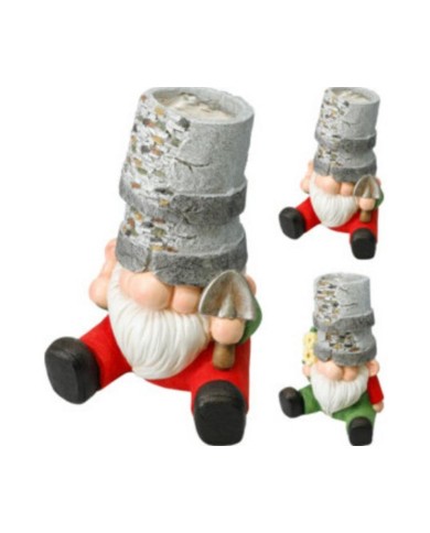 Postavička/kvetináč trpaslík 33 cm mix