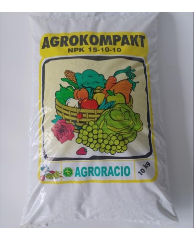 Hnojivo univerzálne 10kg NPK 15-10-10 AGROKOMPAKT KLC