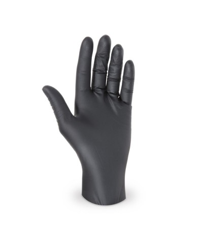 Rukavice jednorazové (Nitril) nepúdrované čierne XL (100ks) KLC
