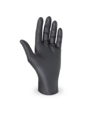 Rukavice jednorazové (Nitril) nepúdrované čierne XL (100ks) KLC