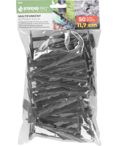 Kolík Strend Pro Garden, multifunkčný kotviaci, 11,7 cm, 50 ks