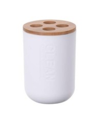 Držiak/pohár na zub. kefky UH/bambus WHITNEY