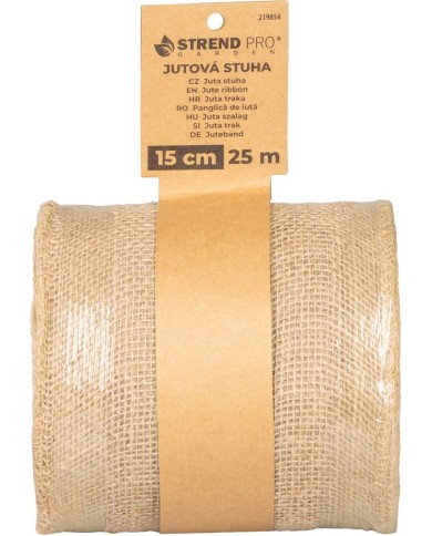 Stuha Strend Pro Garden, jutová, 15 cm, L-25 m, páska