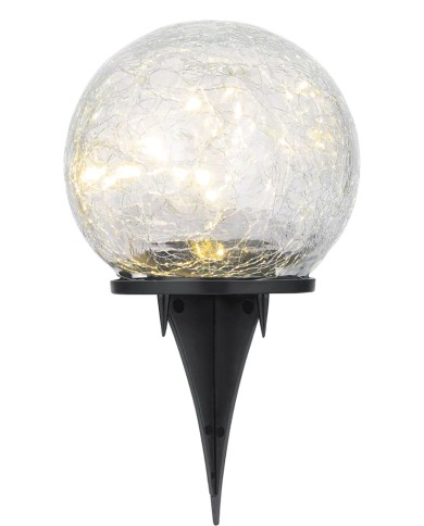 Lampa Strend Pro Garden Crackles, solárne, LED, 10x19 cm