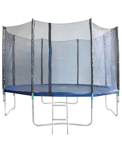 Trampolína Skipjump GS12, 366 cm, vonkajšia sieť, rebrík