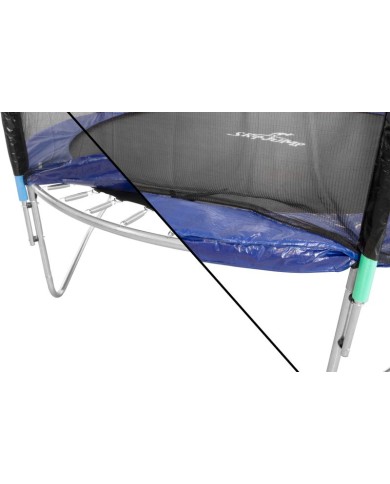 Trampolína Skipjump GS12, 366 cm, vonkajšia sieť, rebrík