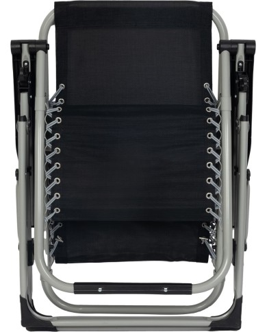 Lehátko POHO, čierne, polohovateľné, 65x160x110 cm