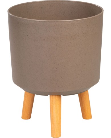 Kvetináč Strend Pro, farba Kávový prášok, 24,5x24,5x31 cm