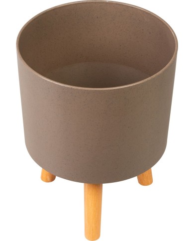 Kvetináč Strend Pro, farba Kávový prášok, 24,5x24,5x31 cm