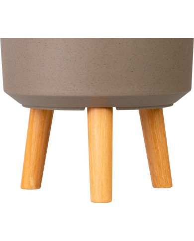 Kvetináč Strend Pro, farba Kávový prášok, 24,5x24,5x31 cm